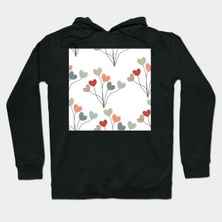 Heart Pattern Hoodie